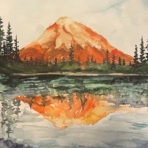 Original watercolor painting 🧡